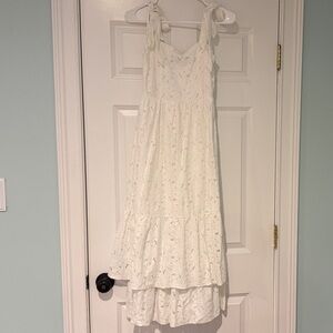 Aura White Lace Dress